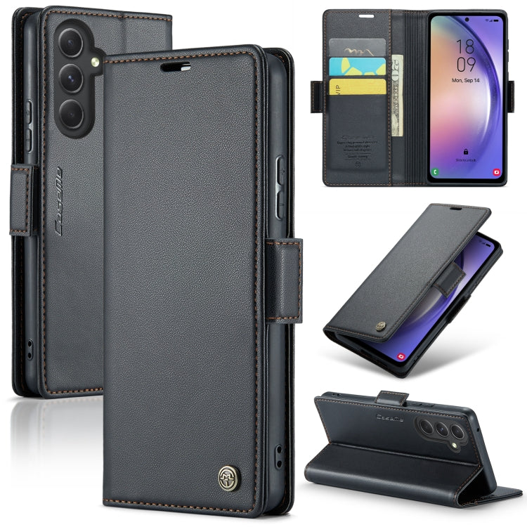 CaseMe 023 Butterfly Buckle Litchi Texture RFID Anti-theft Leather Phone Case, For Samsung Galaxy A54 5G, For Samsung Galaxy S23 Ultra 5G, For Samsung Galaxy S23+ 5G, For Samsung Galaxy S23 5G