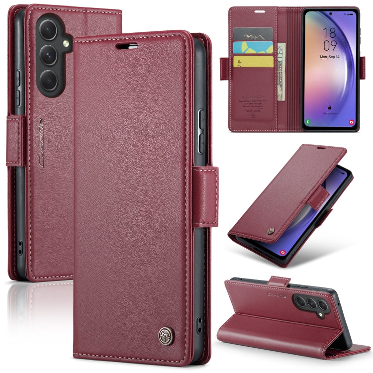 CaseMe 023 Butterfly Buckle Litchi Texture RFID Anti-theft Leather Phone Case, For Samsung Galaxy A54 5G, For Samsung Galaxy S23 Ultra 5G, For Samsung Galaxy S23+ 5G, For Samsung Galaxy S23 5G