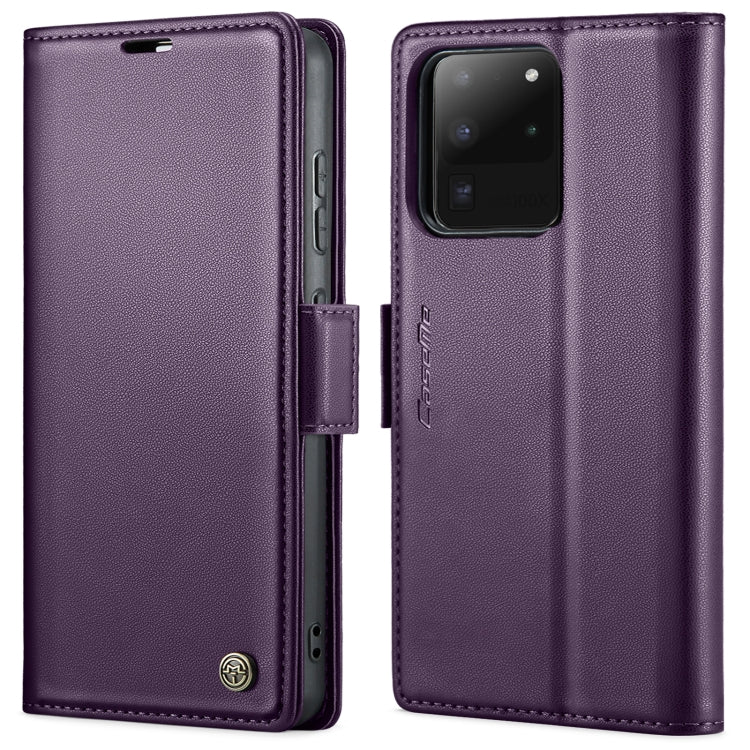 CaseMe 023 Butterfly Buckle Litchi Texture RFID Anti-theft Leather Phone Case