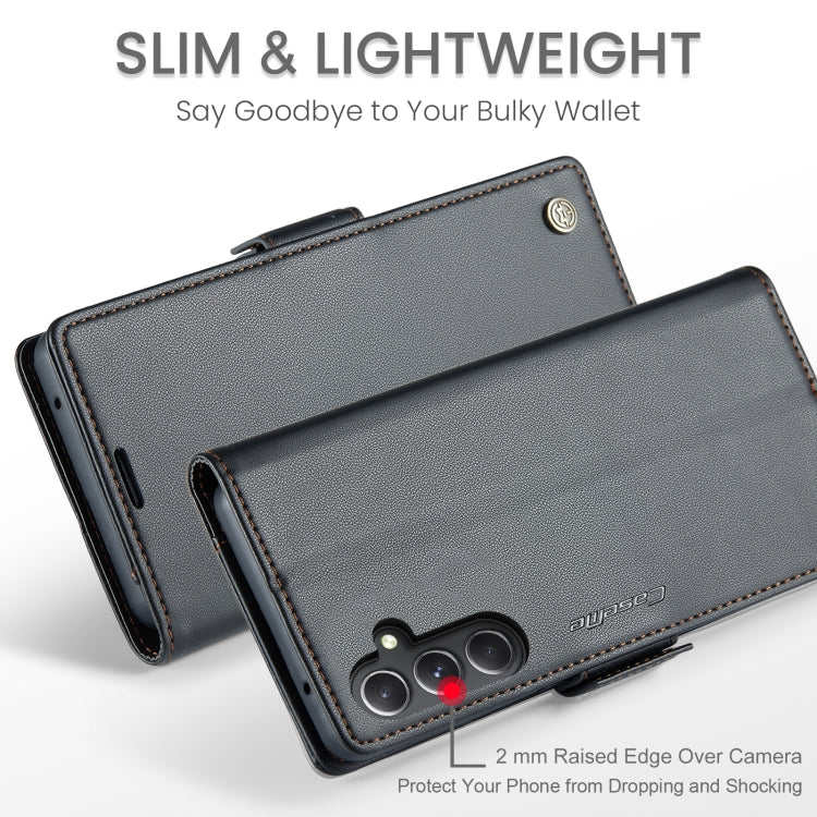 CaseMe 023 Butterfly Buckle Litchi Texture RFID Anti-theft Leather Phone Case