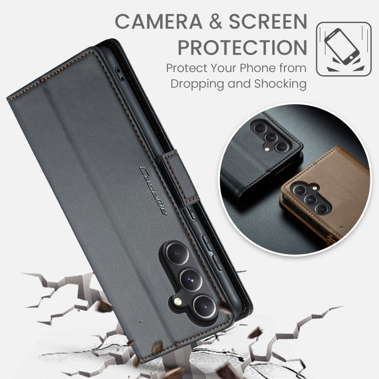 CaseMe 023 Butterfly Buckle Litchi Texture RFID Anti-theft Leather Phone Case