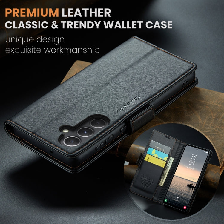 CaseMe 023 Butterfly Buckle Litchi Texture RFID Anti-theft Leather Phone Case
