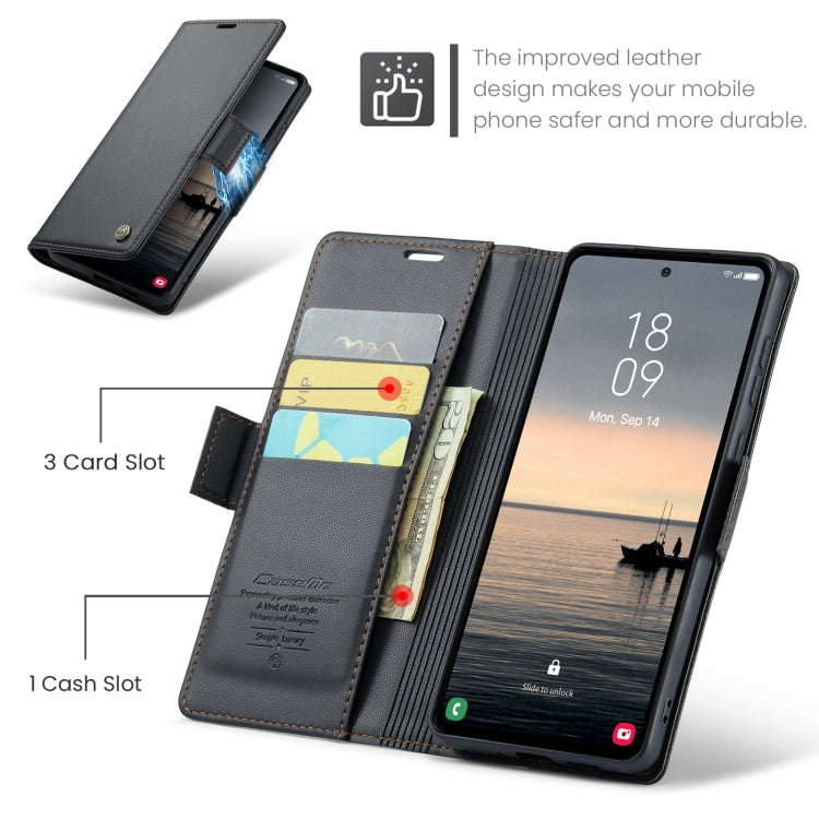 CaseMe 023 Butterfly Buckle Litchi Texture RFID Anti-theft Leather Phone Case