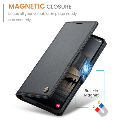 CaseMe 023 Butterfly Buckle Litchi Texture RFID Anti-theft Leather Phone Case