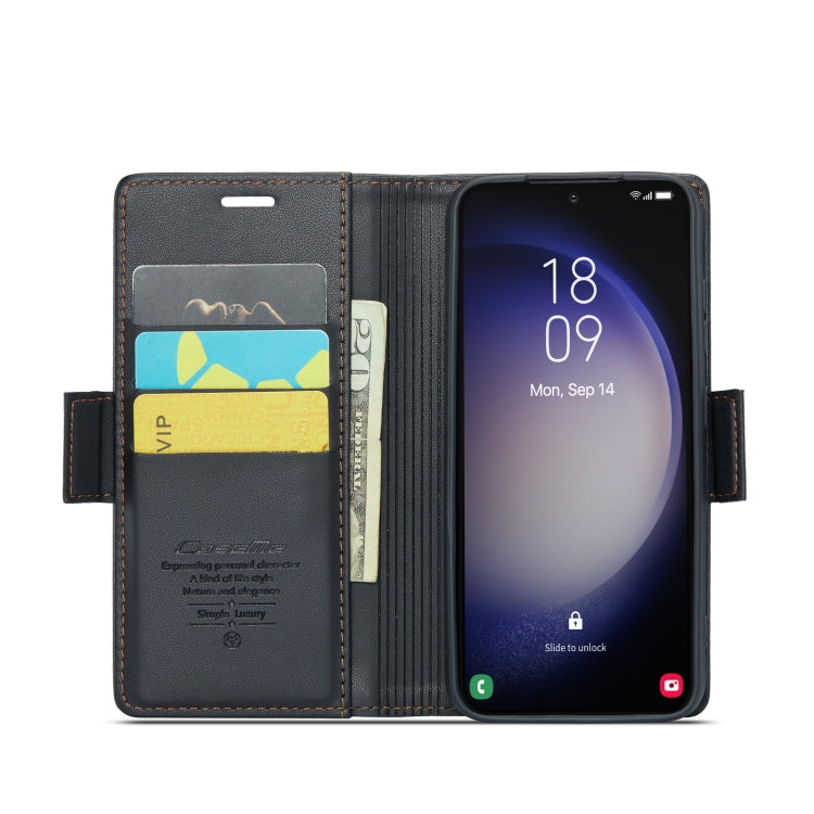 CaseMe 023 Butterfly Buckle Litchi Texture RFID Anti-theft Leather Phone Case