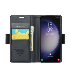 CaseMe 023 Butterfly Buckle Litchi Texture RFID Anti-theft Leather Phone Case