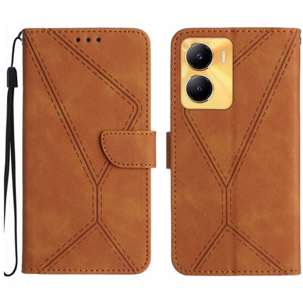 Stitching Embossed Leather Phone Case, For vivo Y56 5G Global, For vivo Y02S Global / Y16 4G Global, For vivo Y77E 5G, For vivo Y77 5G Global / Y22S 4G Global