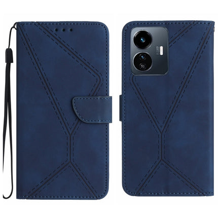Stitching Embossed Leather Phone Case, For vivo Y56 5G Global, For vivo Y02S Global / Y16 4G Global, For vivo Y77E 5G, For vivo Y77 5G Global / Y22S 4G Global