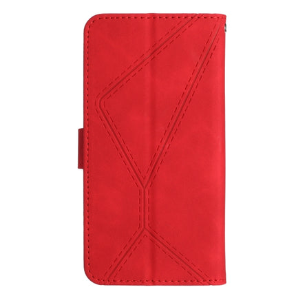 Stitching Embossed Leather Phone Case, For vivo Y22 4G Global / Y35 4G Global