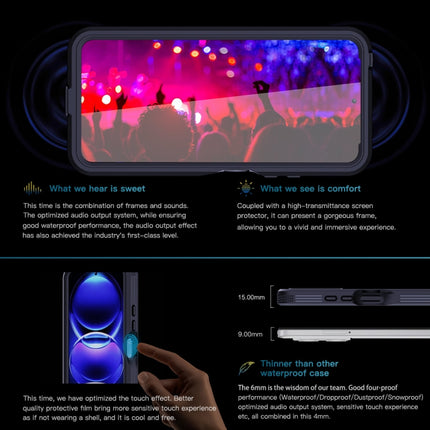 RedPepper IP68 Life wasserdichte Handyhülle, für Xiaomi Redmi Note 12 5G Global, für Xiaomi Redmi Note 12 Pro 5G Global