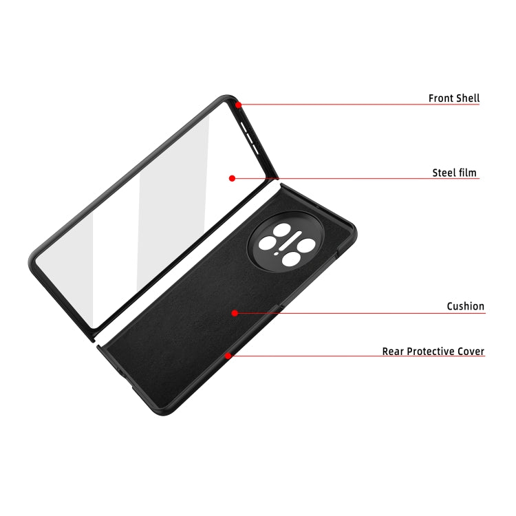 Litchi Texture Integrated Shockproof Phone Case with Holder