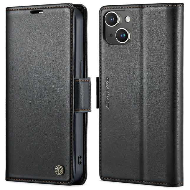 Funda para teléfono con textura de lichi y hebilla de mariposa, antirrobo RFID, CaseMe 023, para iPhone 15 Pro Max, para iPhone 14, para iPhone 14 Plus, para iPhone 15 Pro, para iPhone 15 Plus