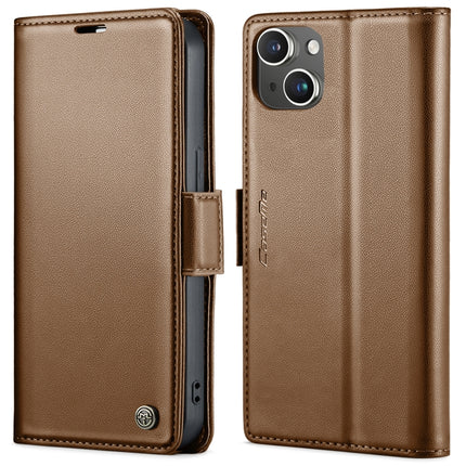 CaseMe 023 Butterfly Buckle Litchi Texture RFID Anti-Diebstahl Leder-Telefonhülle, Für iPhone 15 Pro Max, Für iPhone 14, Für iPhone 14 Plus, Für iPhone 15 Pro, Für iPhone 15 Plus