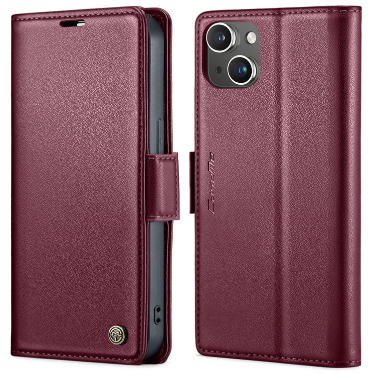 CaseMe 023 Butterfly Buckle Litchi Texture RFID Anti-theft Leather Phone Case