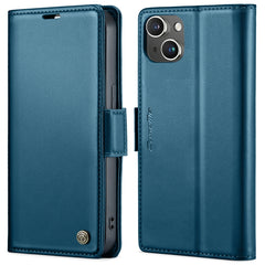 CaseMe 023 Butterfly Buckle Litchi Texture RFID Anti-Diebstahl Leder-Telefonhülle, Für iPhone 15 Pro Max, Für iPhone 14, Für iPhone 14 Plus, Für iPhone 15 Pro, Für iPhone 15 Plus