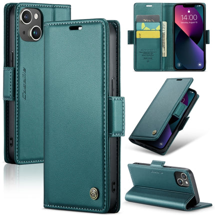 CaseMe 023 Butterfly Buckle Litchi Texture RFID Anti-theft Leather Phone Case, For iPhone 15 Pro Max, For iPhone 14, For iPhone 15 Pro, For iPhone 14 Plus