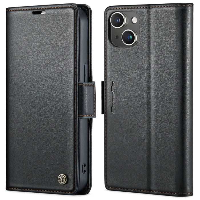 CaseMe 023 Butterfly Buckle Litchi Texture RFID Anti-theft Leather Phone Case, For iPhone 13, For iPhone 13 mini, For iPhone 13 Pro, For iPhone 13 Pro Max