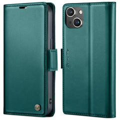 Funda de cuero antirrobo con textura de lichi y hebilla de mariposa CaseMe 023 para iPhone 13 Pro, iPhone 13 Pro Max, iPhone 12/12 Pro, iPhone 12 Pro Max, iPhone 12 mini