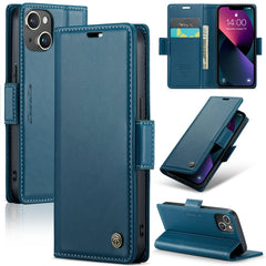 Funda de cuero antirrobo con textura de lichi y hebilla de mariposa CaseMe 023 para iPhone 13 Pro, iPhone 13 Pro Max, iPhone 12/12 Pro, iPhone 12 Pro Max, iPhone 12 mini