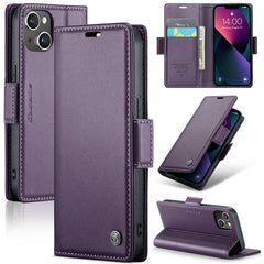 Funda de cuero antirrobo con textura de lichi y hebilla de mariposa CaseMe 023 para iPhone 13 Pro, iPhone 13 Pro Max, iPhone 12/12 Pro, iPhone 12 Pro Max, iPhone 12 mini