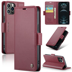 CaseMe 023 Butterfly Buckle Litchi Texture RFID Anti-Diebstahl Leder-Telefonhülle, Für iPhone 11, Für iPhone 11 Pro, Für iPhone 11 Pro Max, Für iPhone XS Max, Für iPhone XS