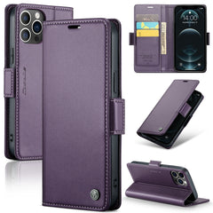 CaseMe 023 Butterfly Buckle Litchi Texture RFID Anti-Diebstahl Leder-Telefonhülle, Für iPhone 11, Für iPhone 11 Pro, Für iPhone 11 Pro Max, Für iPhone XS Max, Für iPhone XS