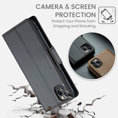 CaseMe 023 Butterfly Buckle Litchi Texture RFID Anti-Diebstahl-Leder-Telefonhülle, für iPhone XR, für iPhone SE 2022/SE 2020/6/7/8, für iPhone 6 Plus/7 Plus/8 Plus