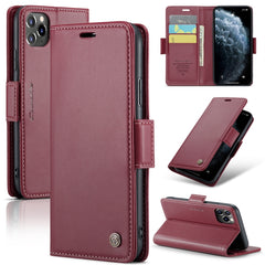 CaseMe 023 Butterfly Buckle Litchi Texture RFID Anti-Diebstahl-Leder-Telefonhülle, für iPhone XR, für iPhone SE 2022/SE 2020/6/7/8, für iPhone 6 Plus/7 Plus/8 Plus