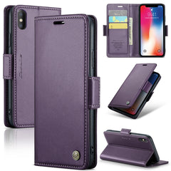 CaseMe 023 Butterfly Buckle Litchi Texture RFID Anti-Diebstahl-Leder-Telefonhülle, für iPhone XR, für iPhone SE 2022/SE 2020/6/7/8, für iPhone 6 Plus/7 Plus/8 Plus