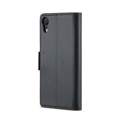 CaseMe 023 Butterfly Buckle Litchi Texture RFID Anti-theft Leather Phone Case, For iPhone XR, For iPhone SE 2022/SE 2020/6/7/8, For iPhone 6 Plus/7 Plus/8 Plus