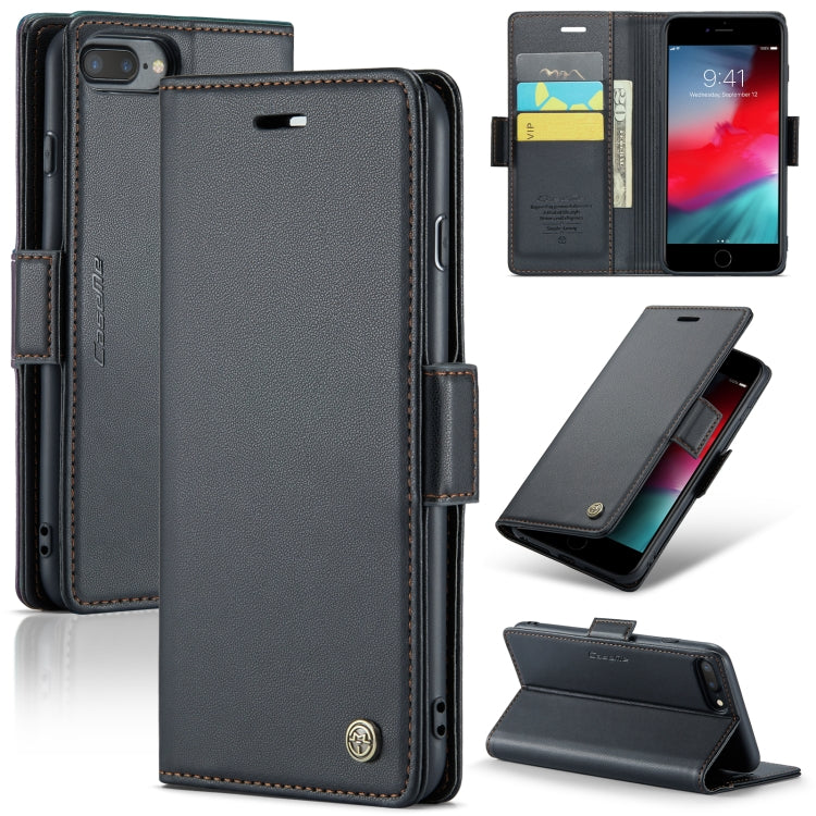 CaseMe 023 Butterfly Buckle Litchi Texture RFID Anti-theft Leather Phone Case