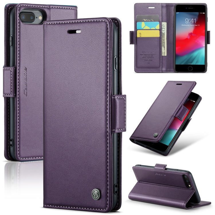 CaseMe 023 Butterfly Buckle Litchi Texture RFID Anti-theft Leather Phone Case