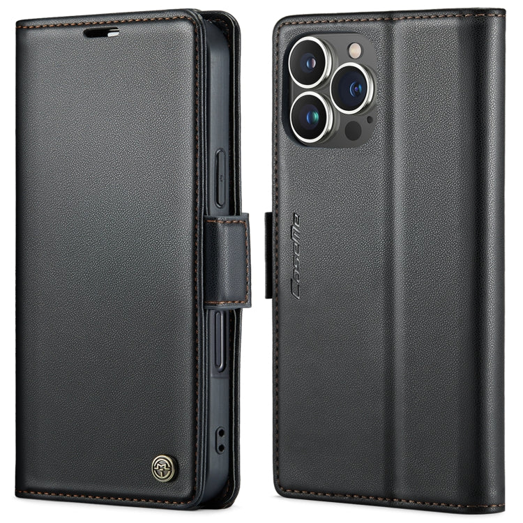 CaseMe 023 Butterfly Buckle Litchi Texture RFID Anti-theft Leather Phone Case