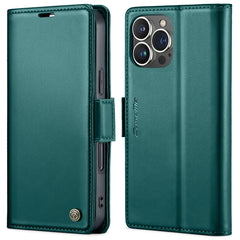 CaseMe 023 Butterfly Buckle Litchi Texture RFID Anti-Diebstahl Leder-Telefonhülle, Für iPhone 15 Pro Max, Für iPhone 14, Für iPhone 14 Plus, Für iPhone 15 Pro, Für iPhone 15 Plus