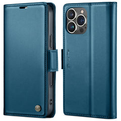 CaseMe 023 Butterfly Buckle Litchi Texture RFID Anti-Diebstahl Leder-Telefonhülle, Für iPhone 15 Pro Max, Für iPhone 14, Für iPhone 14 Plus, Für iPhone 15 Pro, Für iPhone 15 Plus
