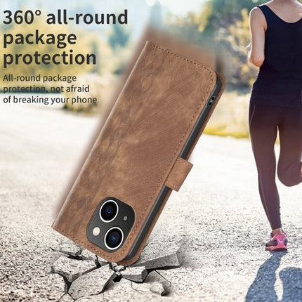 Plaid Embossed Leather Phone Case, For iPhone 15 Plus, For iPhone 11 Pro, For iPhone 11 Pro Max, For iPhone X / XS