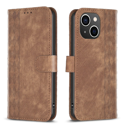 Plaid Embossed Leather Phone Case, For iPhone 15 Plus, For iPhone 11 Pro, For iPhone 11 Pro Max, For iPhone X / XS