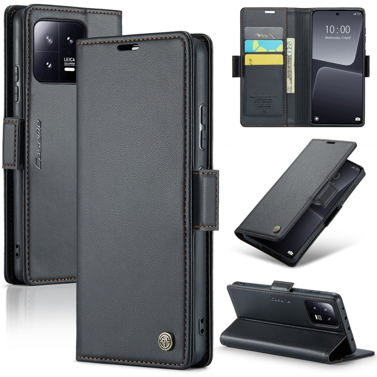 CaseMe 023 Butterfly Buckle Litchi Texture RFID Anti-theft Leather Phone Case