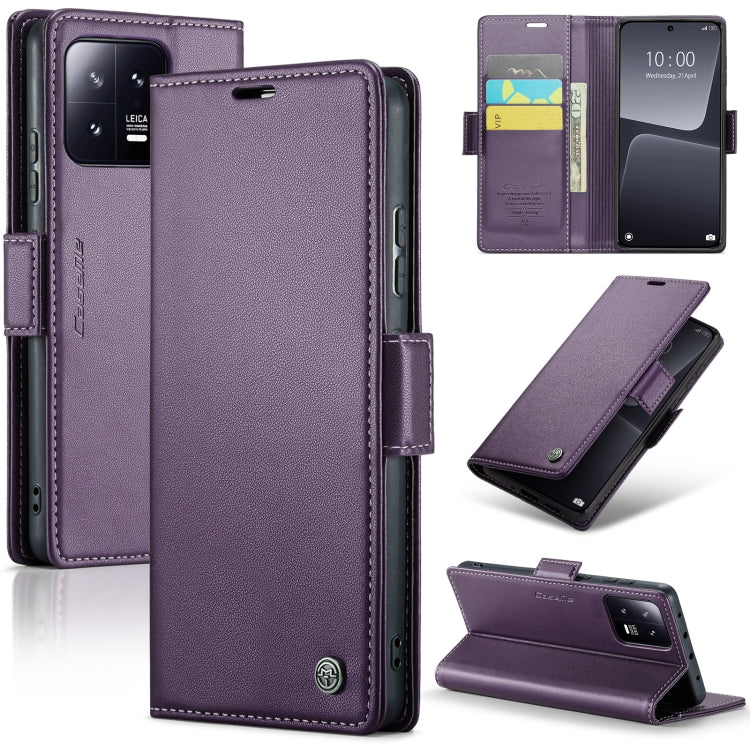 CaseMe 023 Butterfly Buckle Litchi Texture RFID Anti-theft Leather Phone Case