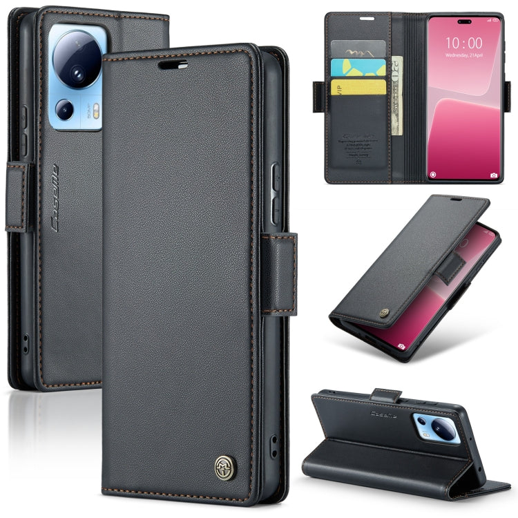 CaseMe 023 Butterfly Buckle Litchi Texture RFID Anti-theft Leather Phone Case