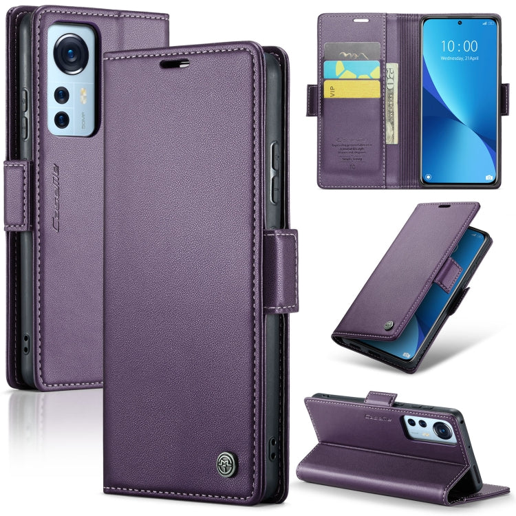 CaseMe 023 Butterfly Buckle Litchi Texture RFID Anti-theft Leather Phone Case