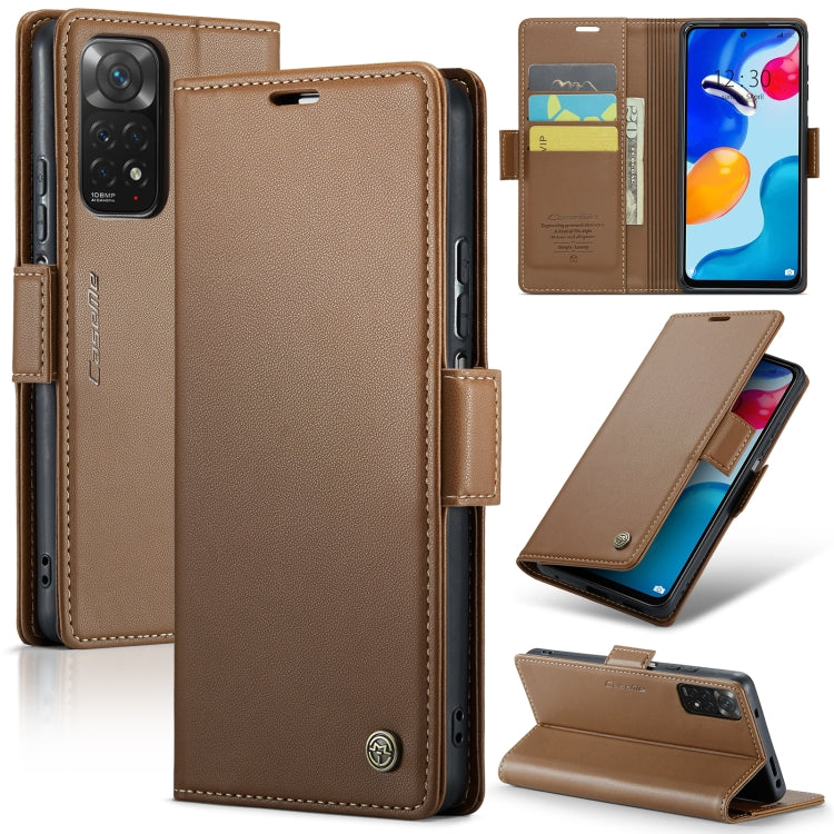 CaseMe 023 Butterfly Buckle Litchi Texture RFID Anti-theft Leather Phone Case