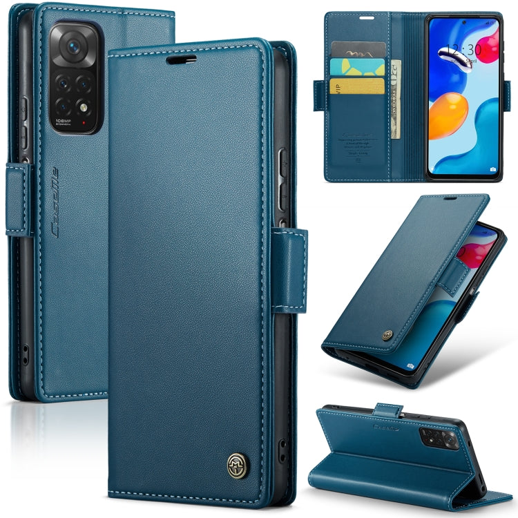 CaseMe 023 Butterfly Buckle Litchi Texture RFID Anti-theft Leather Phone Case