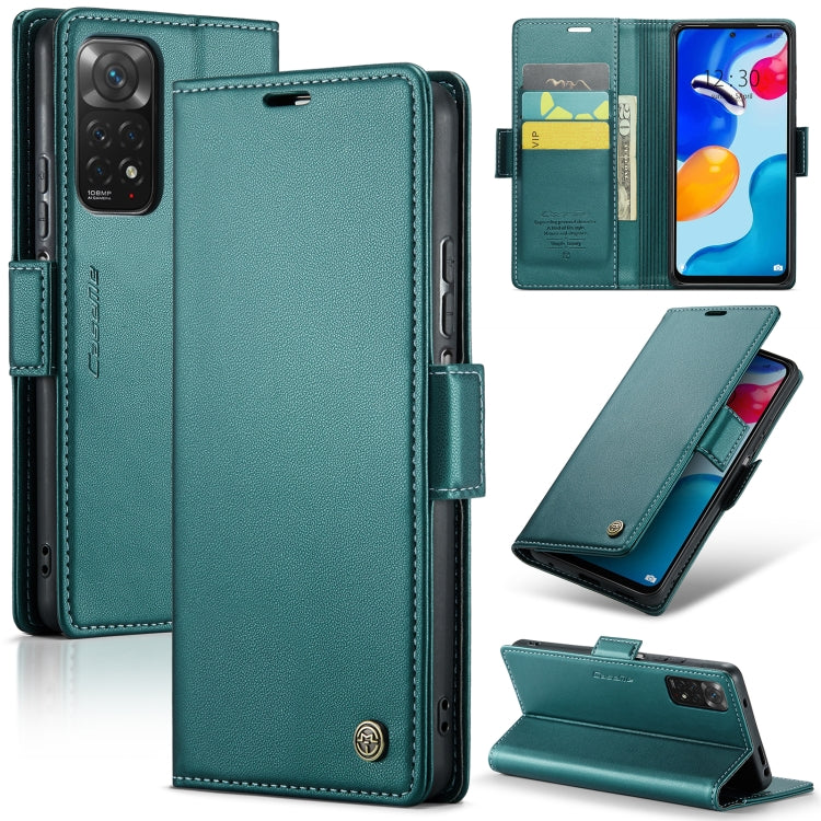 CaseMe 023 Butterfly Buckle Litchi Texture RFID Anti-theft Leather Phone Case