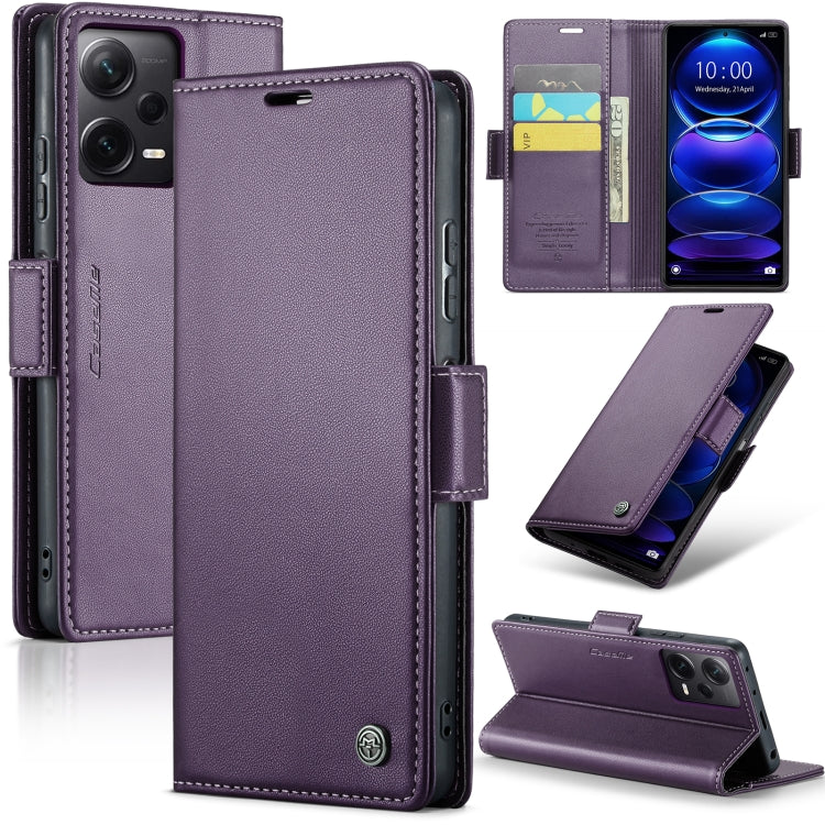 CaseMe 023 Butterfly Buckle Litchi Texture RFID Anti-theft Leather Phone Case