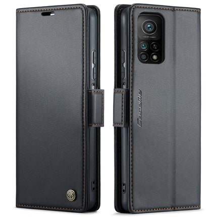 CaseMe 023 Butterfly Buckle Litchi Texture RFID Anti-theft Leather Phone Case