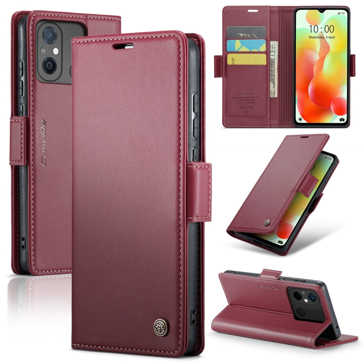 CaseMe 023 Butterfly Buckle Litchi Texture RFID Anti-theft Leather Phone Case