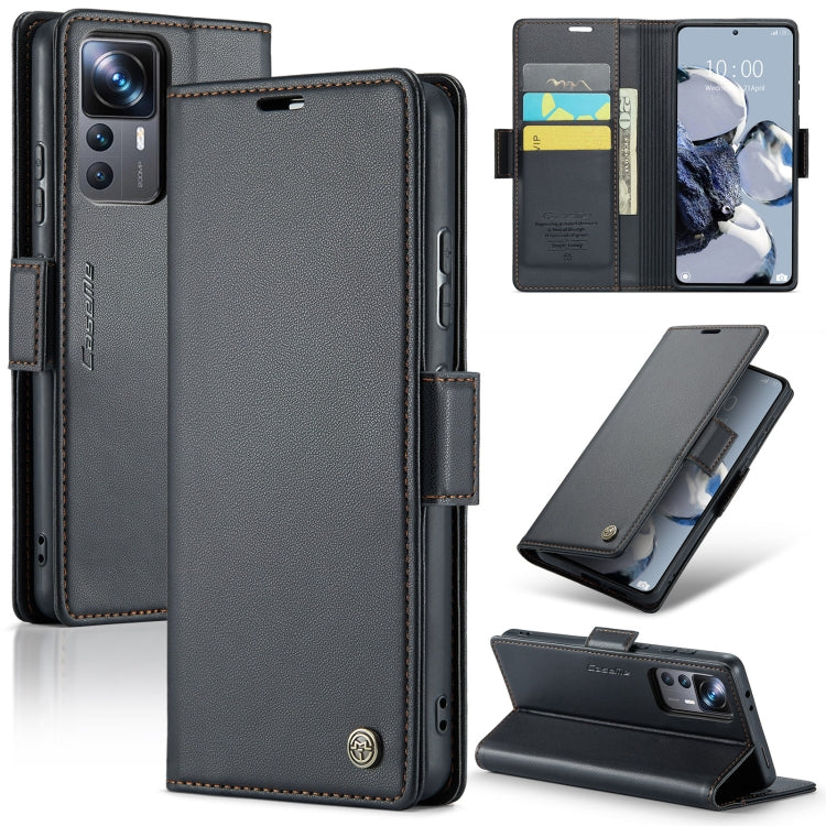 CaseMe 023 Butterfly Buckle Litchi Texture RFID Anti-theft Leather Phone Case