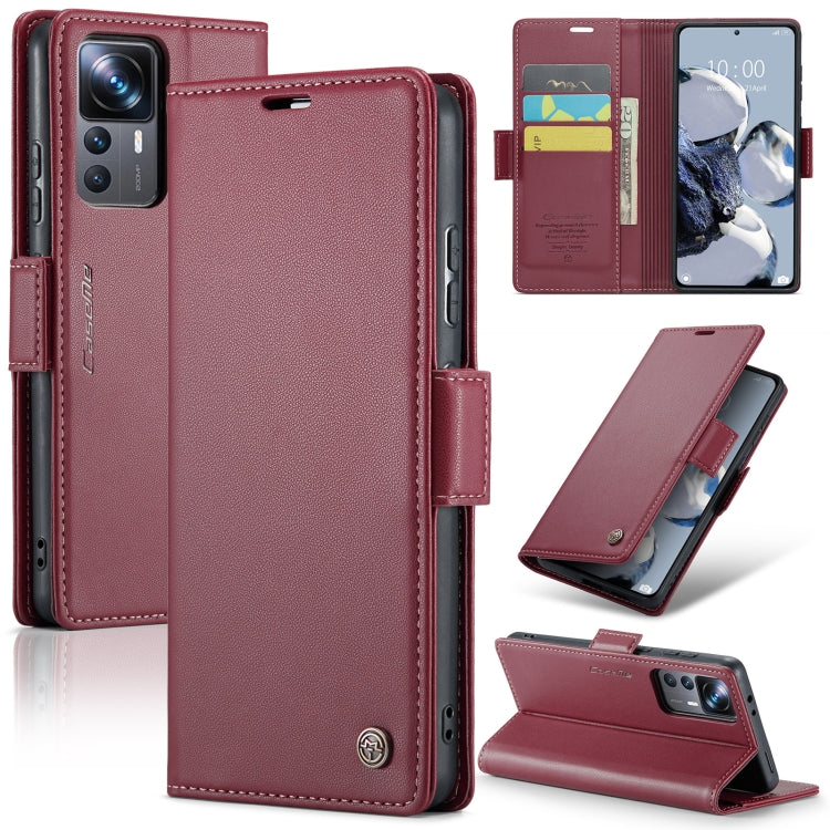 CaseMe 023 Butterfly Buckle Litchi Texture RFID Anti-theft Leather Phone Case