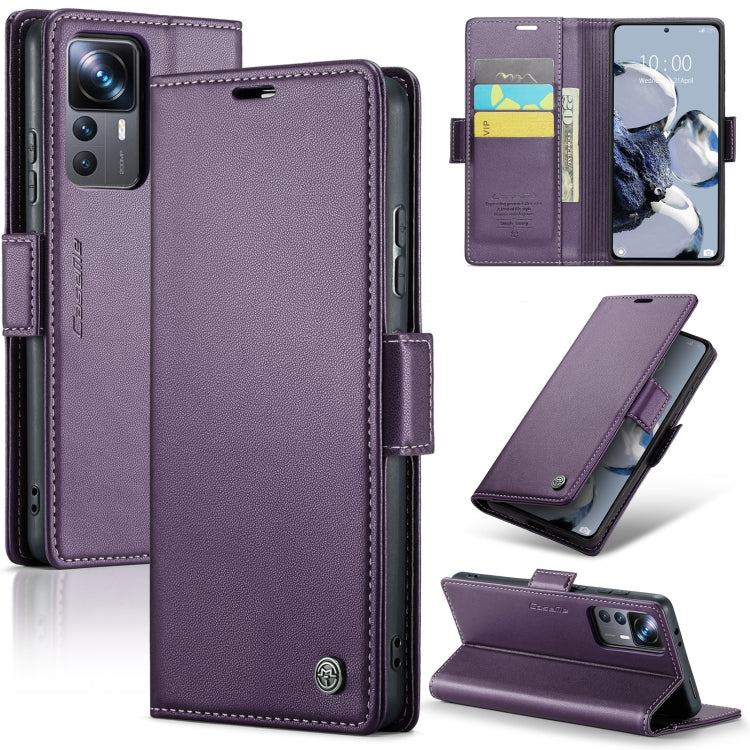CaseMe 023 Butterfly Buckle Litchi Texture RFID Anti-theft Leather Phone Case